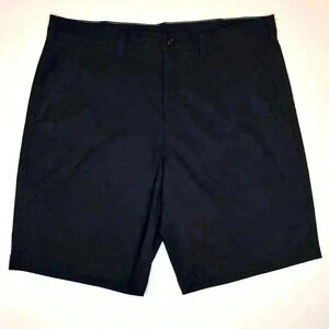Eddie Bauer Mens Flat Front Golf / Outdoor Shorts Black Size 38
